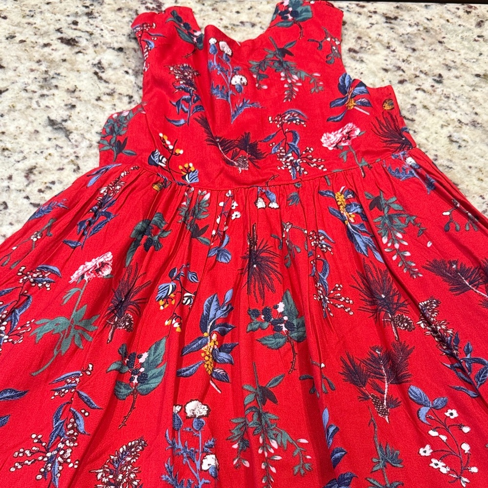 NWT Joules Holiday Dress with sparkle buttons